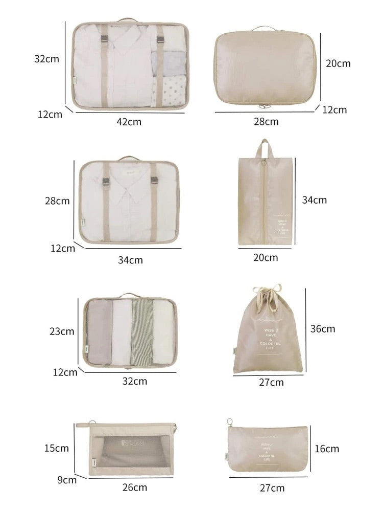 Cubed® - 8 Piece Packing Cubes