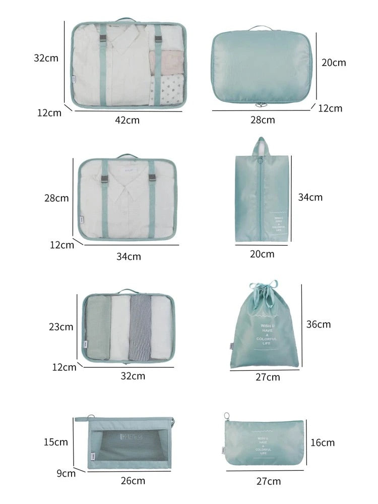 Cubed® - 8 Piece Packing Cubes
